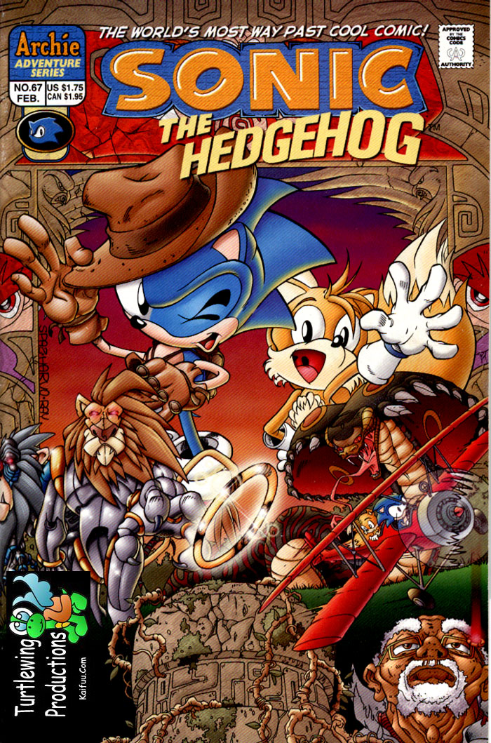 Sonic - Archie Adventure Series February 1999 Comic cover page